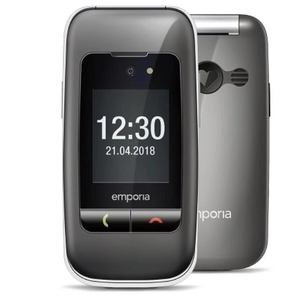 Emporia emporiaone 6,1 cm (2.4") 80 g grigio, argento telefono per anziani - V200_001_SG