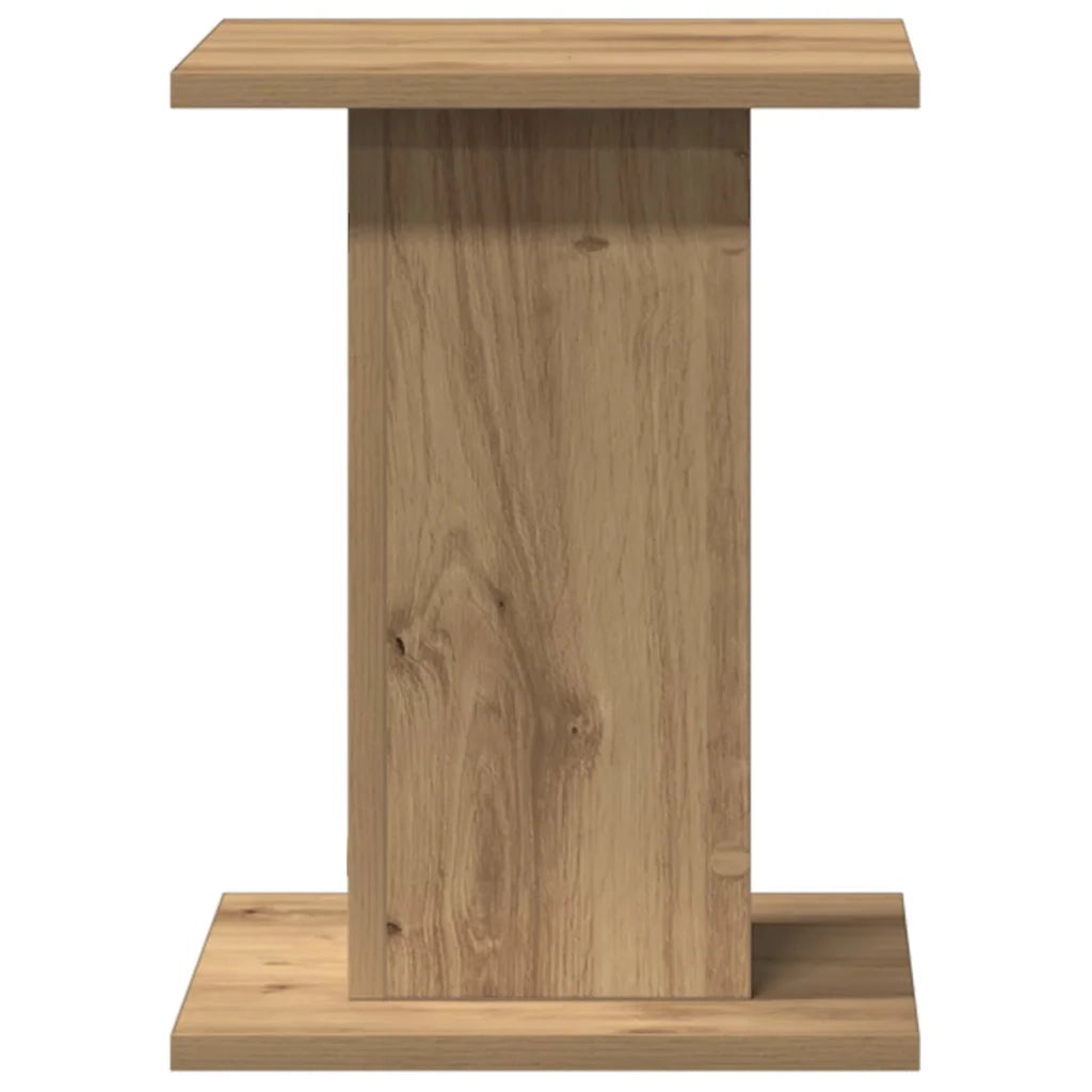 Supporti Altoparlanti 2 pz Rovere 30x30x40 cm in Multistrato 852653