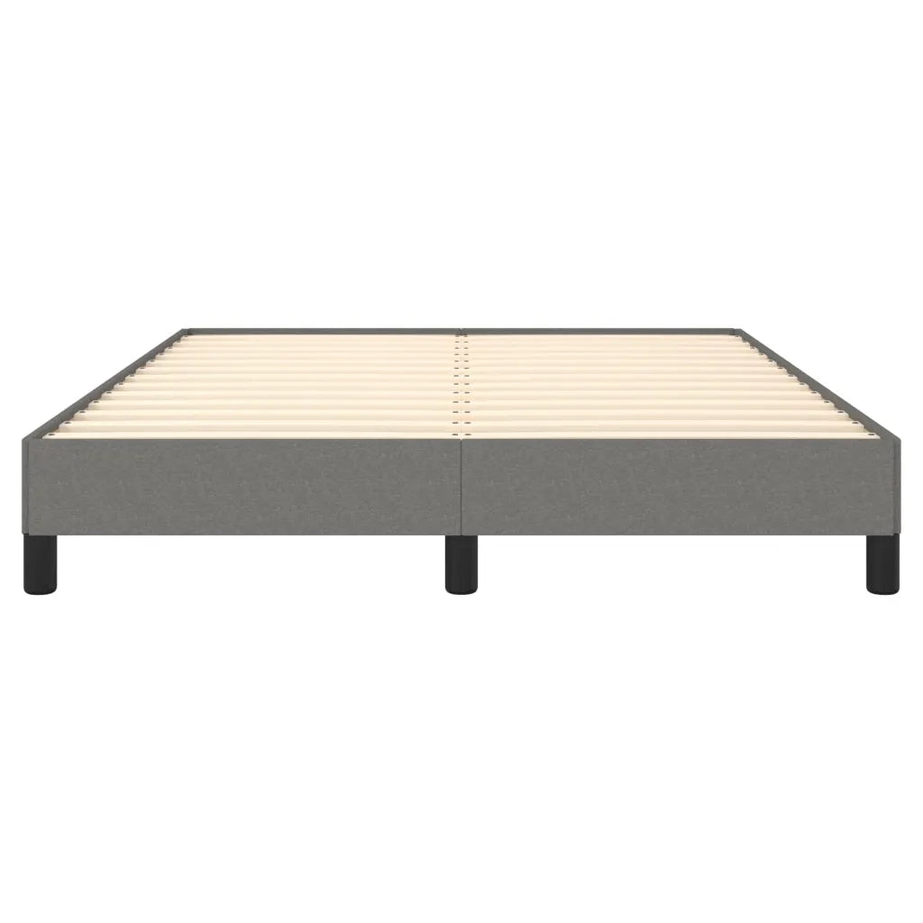 Giroletto senza Materasso Grigio Scuro 140x190 cm Tessuto 346713