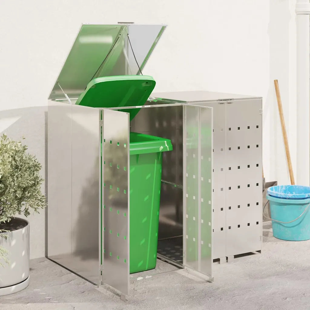 Contenitore per Rifiuti per 3 Bidoni 340 x 77.5 x 115.5 cm