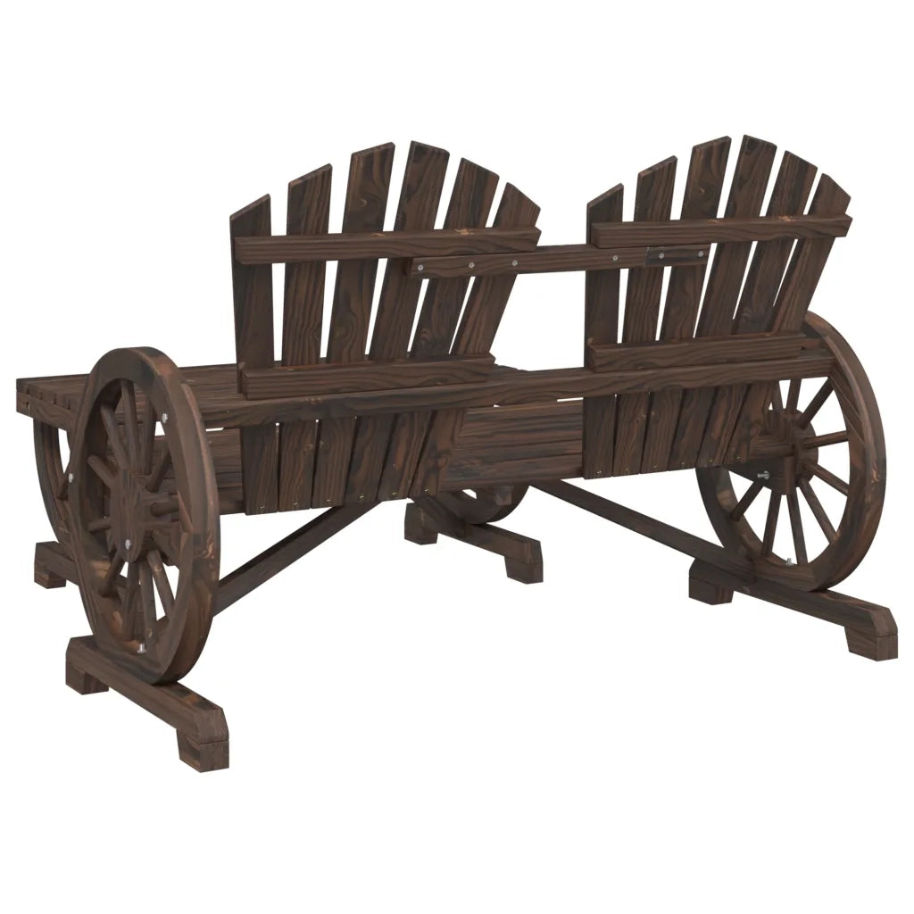 Set Salotto da Giardino 2 pz | Set di Mobili da Esterno in Legno Massello di Abete