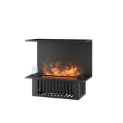 Caminetto a Vapore Acqueo da Incasso Inside C800 con Fiamma Multicolore, Effetto 3D e Controllo App, Serbatoio 1.2l - 80cm