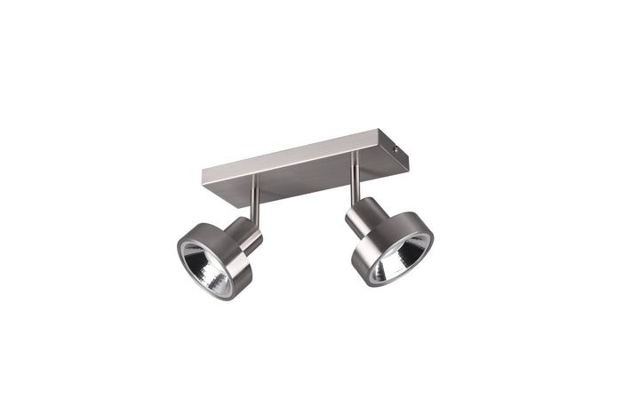 Faretto da Interno a LED in Metallo Nickel Opaco