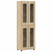 Credenza | Madia | Buffet da pranzo | Armadio da pranzo con lo scaffale FLORIN Rovere Sonoma 60 x 35 x 182 cm