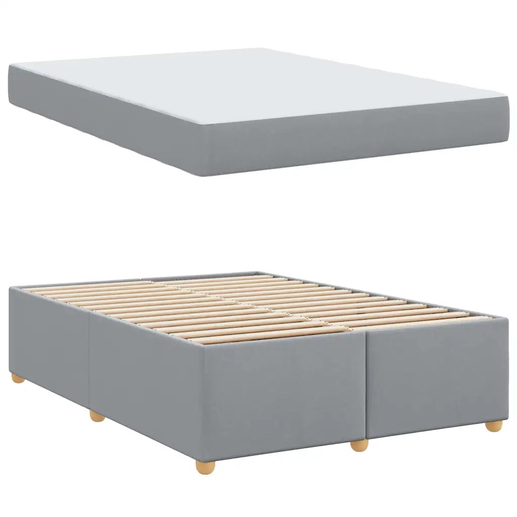 Struttura del letto Grigio chiaro 140 x 200 cm Tessuto 3399356