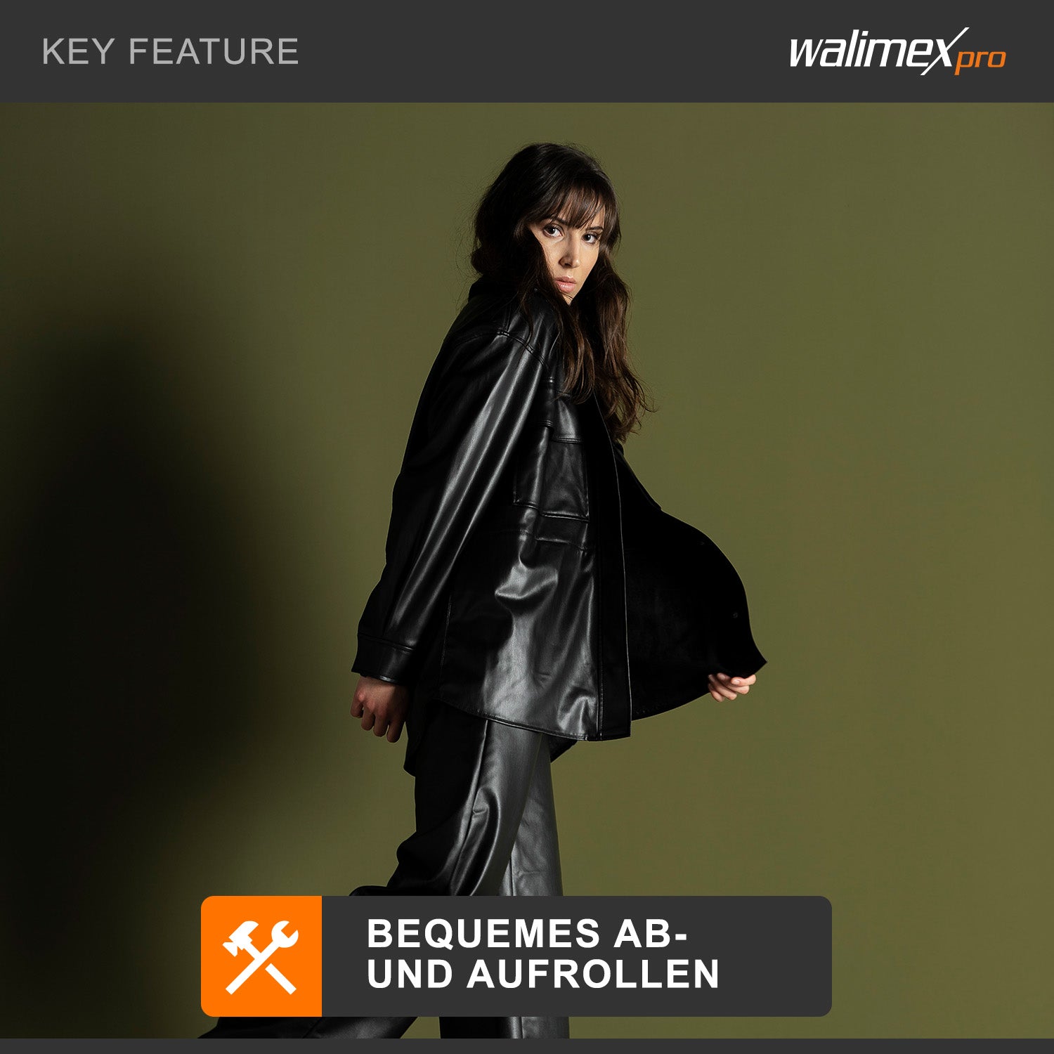 Walimex gancio per sfondo a 3 pieghe, set da 2