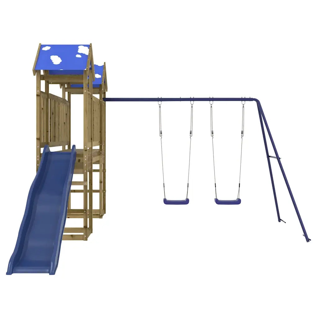 Set da Gioco da Esterno in Legno di Pino Impregnato 3278961