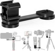 Supporto per flash tripla per maniglia di camera - Adattatore per maniglia di camera - Design versatile - Adatto per OM4/Osmo - Viti 1/4 pollici - Ideale per...