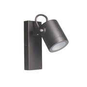 Trade Shop - Applique Parete Orientabile Per Esterno Attacco Gu10 Lampada Da Muro Ip44 539wa-b172 - Grigio Scuro