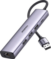 Adattatore LAN USB con 3 porte - Adattatore Ethernet Gigabit 1000 Mbps - Plug & Play - Windows 11/10/8 Mac OS