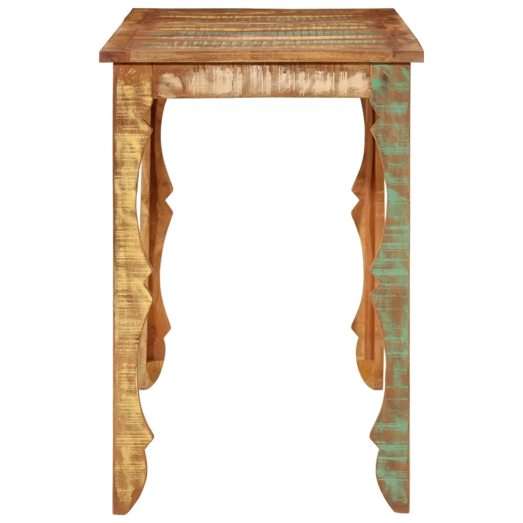 Tavolo da Pranzo | Tavolo da cucina 110x52x76 cm in Legno Massello di Recupero