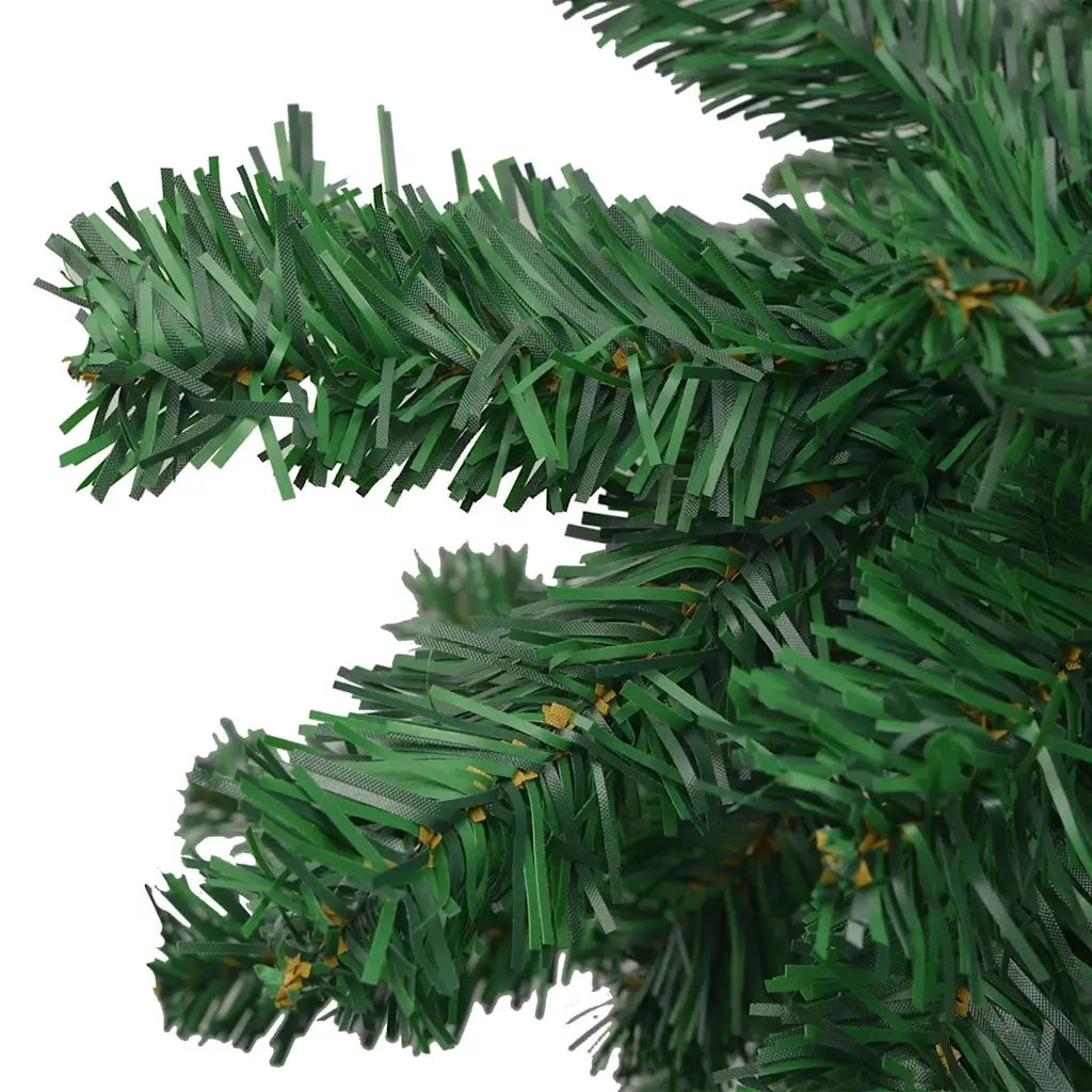 Albero di Natale Preilluminato con Palline 240 cm Verde 3077491