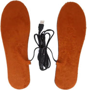 Calzini riscaldanti unisex - Infradito riscaldati - Mantengono i piedi caldi - Padrini per scarpe - Marrone - Uomini