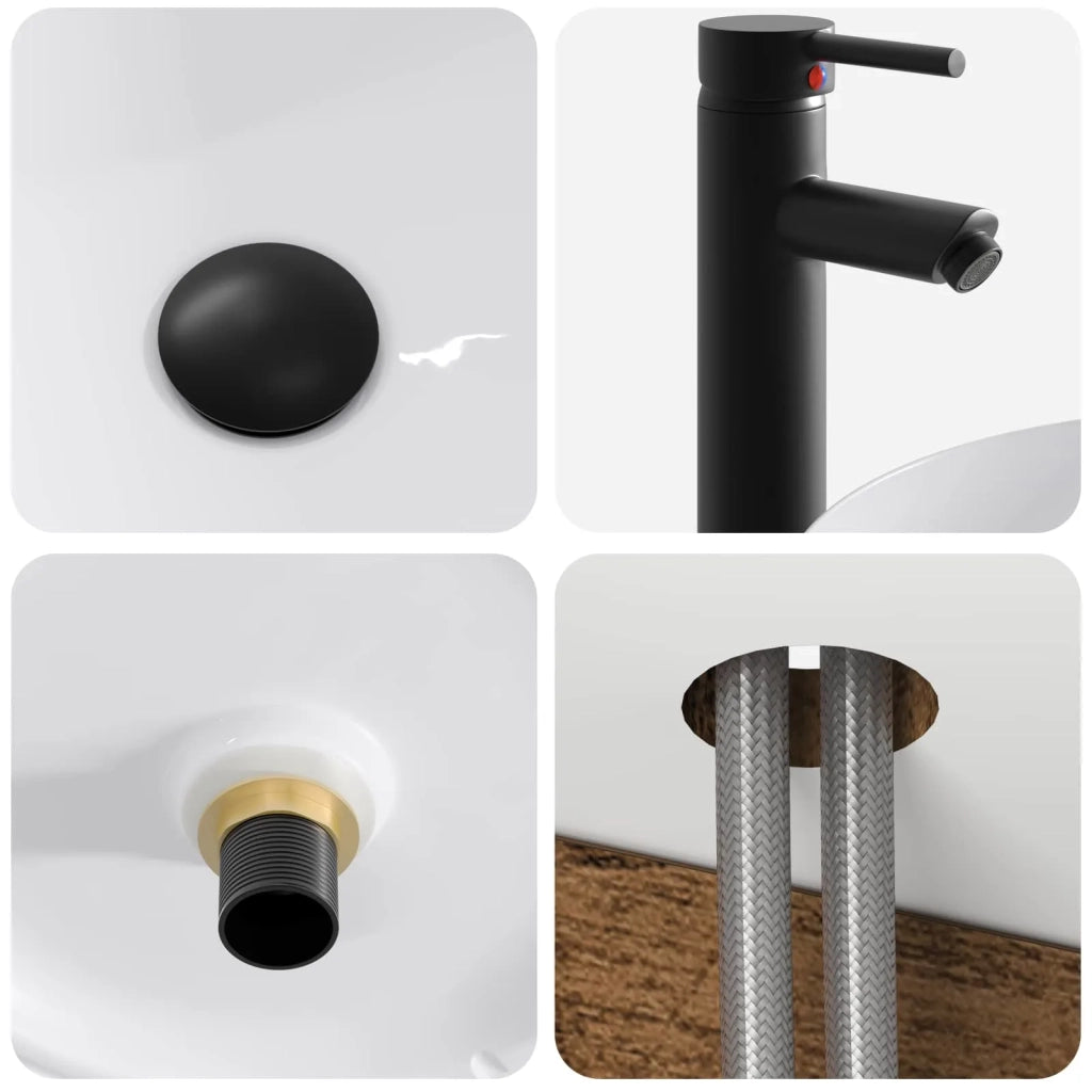 Set di Armadi da Bagno 3 pz Legno antico 49 x 44,5 x 65 cm 3405755