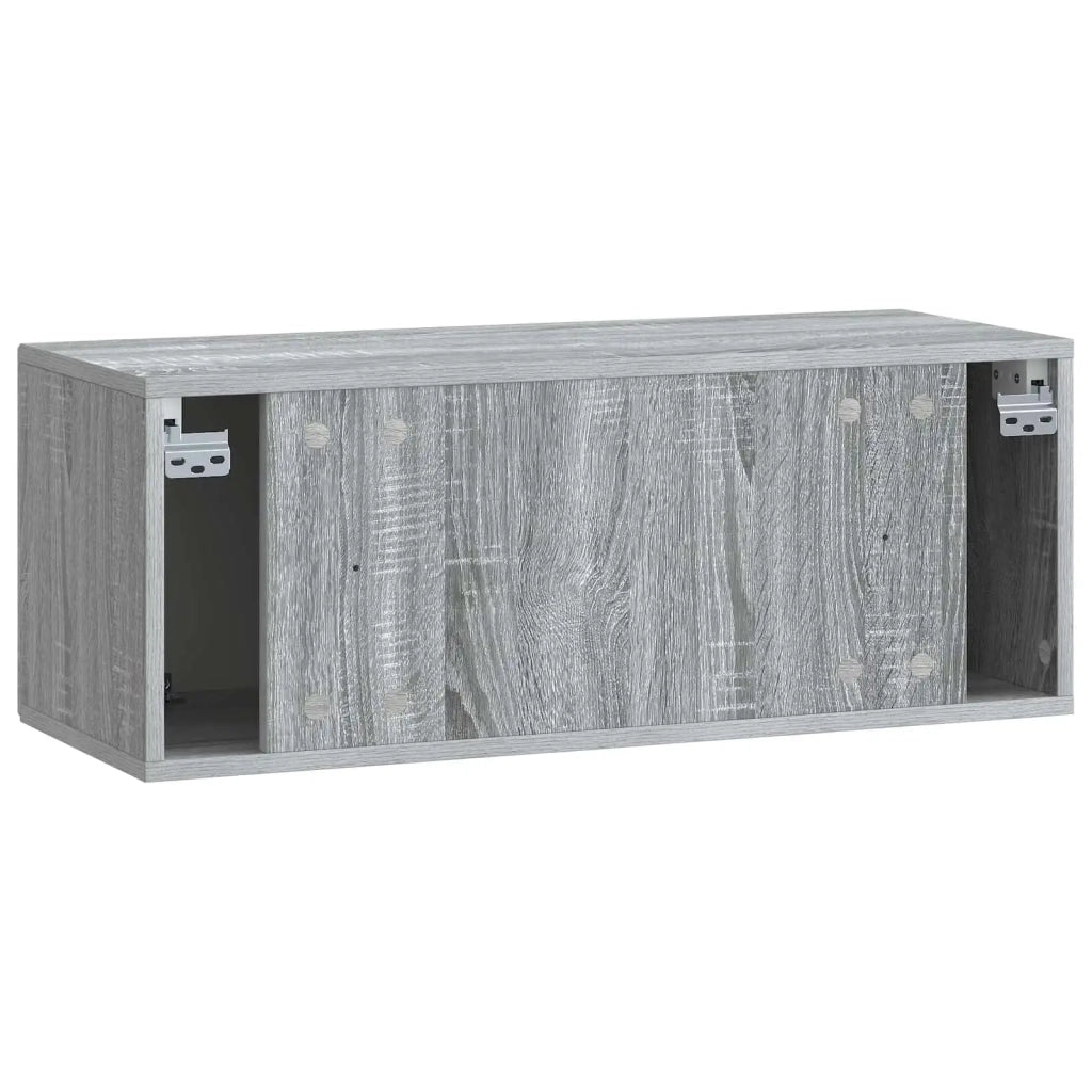 Mobile Porta TV da Muro Grigio Sonoma 78,5 x 31 x 30 cm 899401