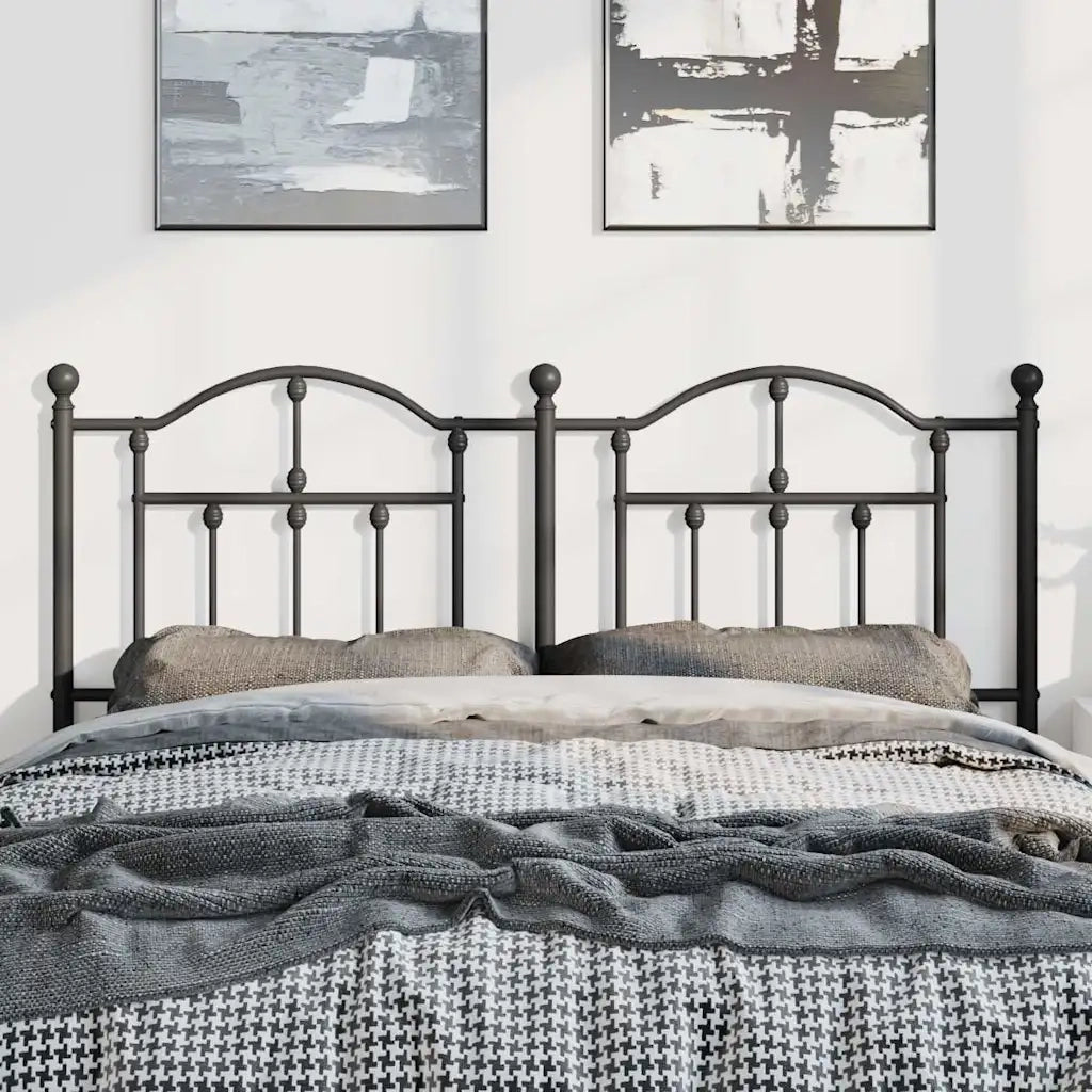 Testiera di Ricambio in Metallo Nero 150 cm 353473