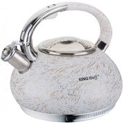 Bollitore a fischio in acciaio inossidabile Kinghoff KH-1066 da 3,0 l