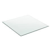 Piano Quadrato in Vetro Glasgow 800 x 800 mm per Tavoli 'Fai da te' Protezione Pavimento Stufa - Trasparente [neu.haus]