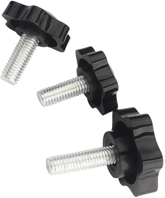 Maniglie a 6 facce per manubri - Manubri - Maniglie a giro - Viti a giro - Materiale di alta qualità - Kunststof - Duraturo e confortevole - Viti a giro 

Modello: 
Dimensioni: 
Materiali: 
Colore: 
Peso: 
Spessore: 
Certificazioni: