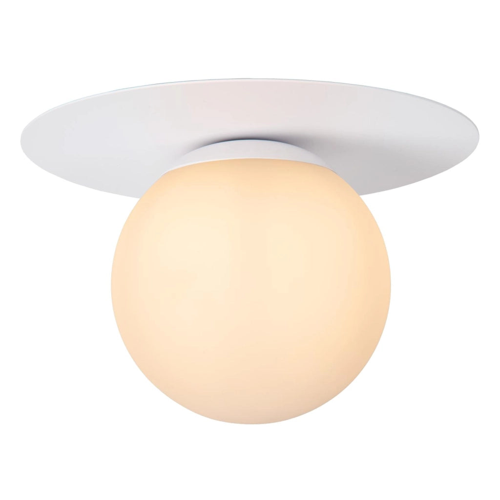 Plafoniera sfera TRICIA Lucide vetro bianco Ø25 E27
