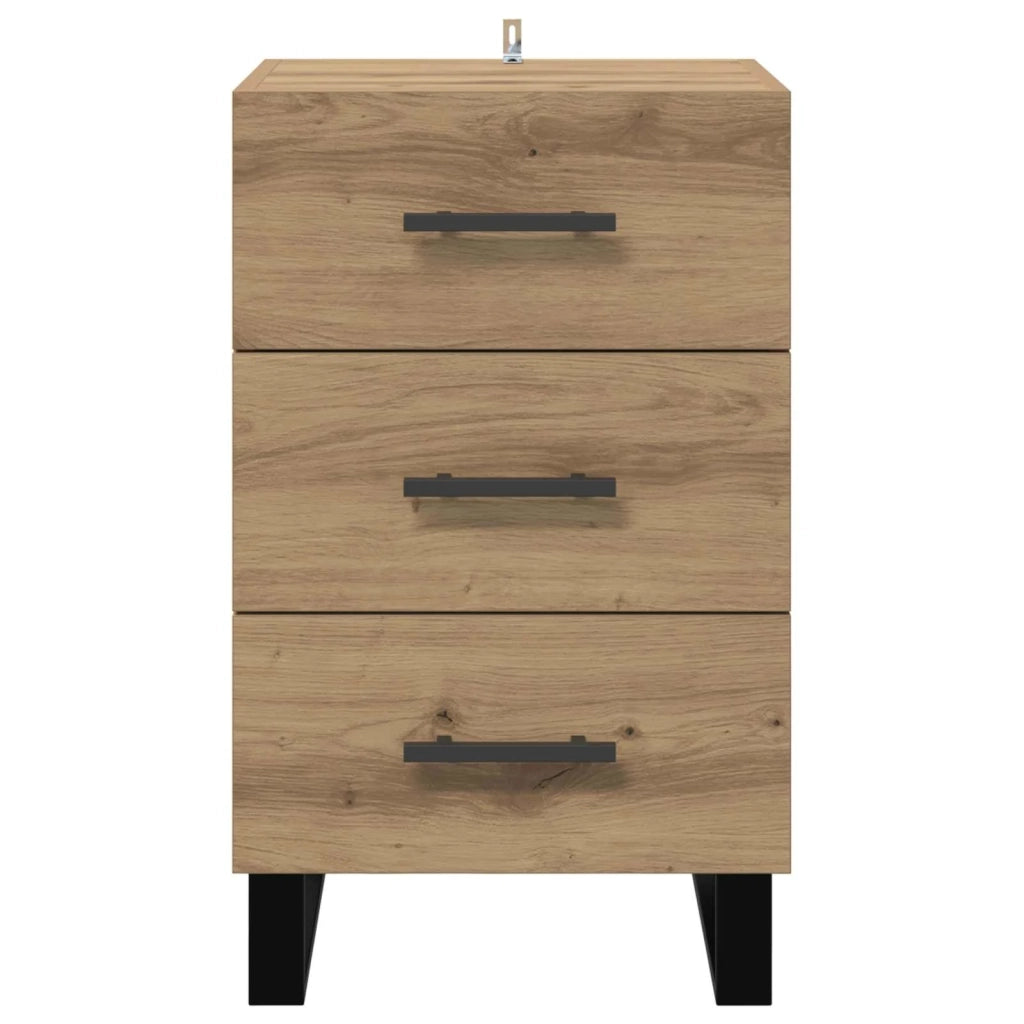 Armadio da Notte Rovere artigianale 40 x 40 x 66 cm