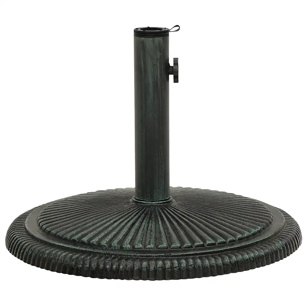 Base per Ombrellone Verde 45x45x30 cm in Ghisa 317769