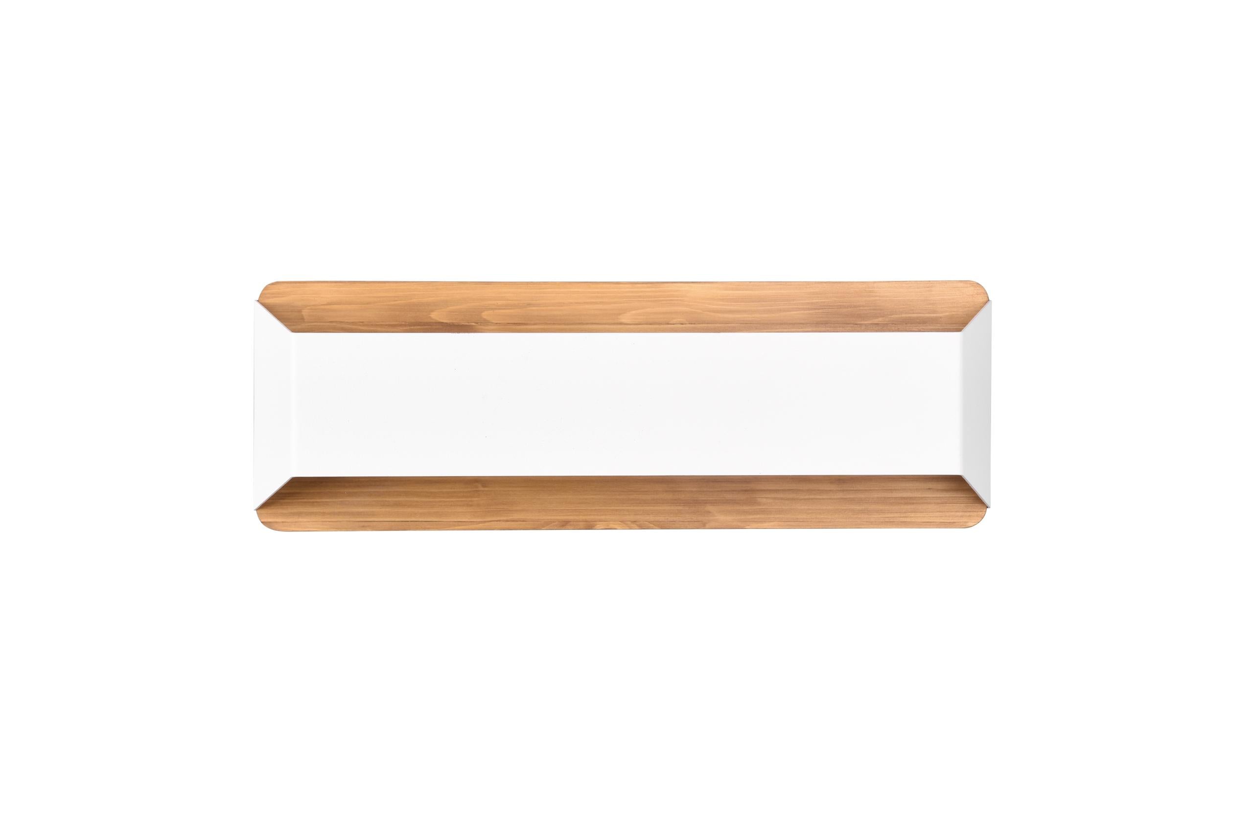 Applique da Interno a led in Metallo Bianco Opaco