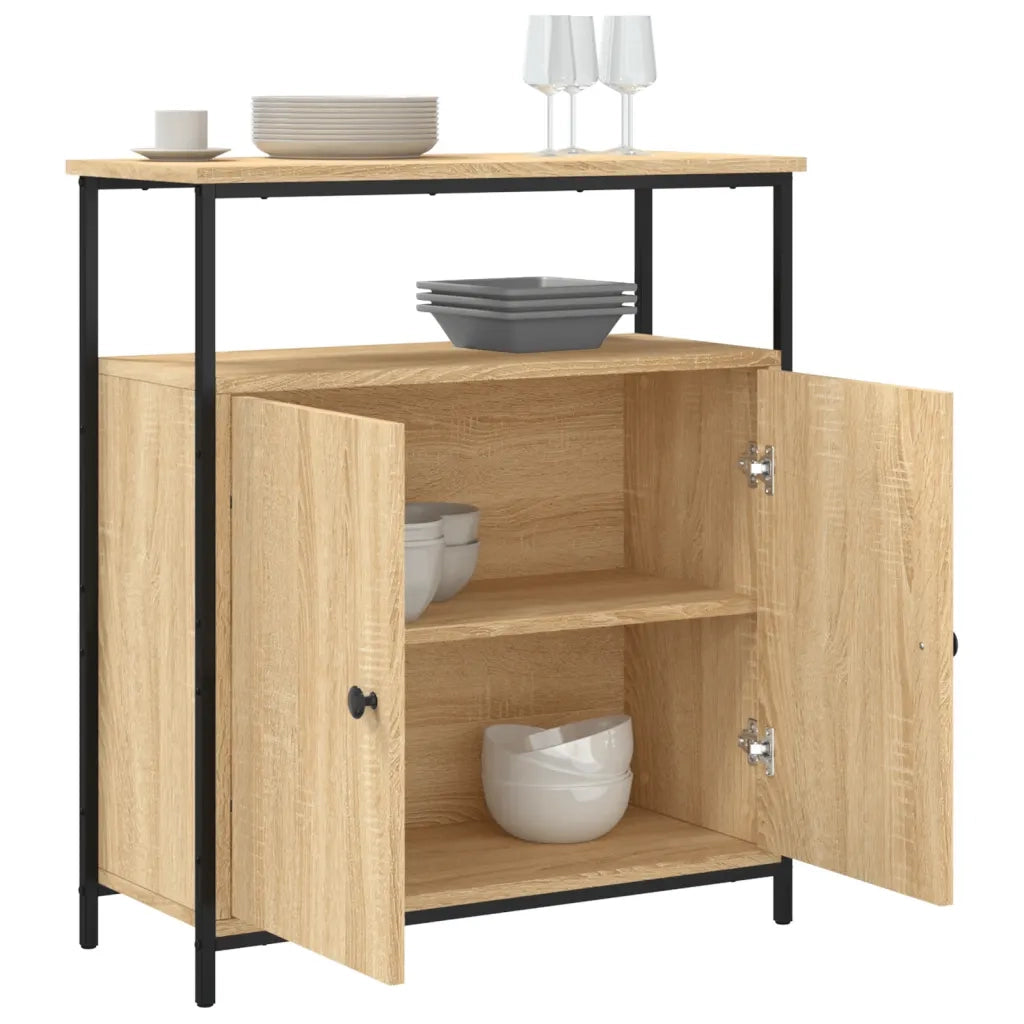 Credenza Rovere Sonoma 70x30x80 cm Legno ingegnerizzato 835530