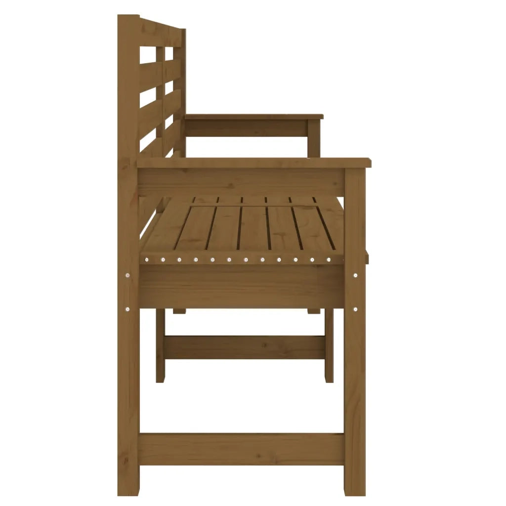 Panca da Giardino Ambra 159,5x48x91,5 cm Legno Massello di Pino