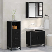 Set di mobili per il bagno Rovere Nero 35 x 37,5 x 100 cm