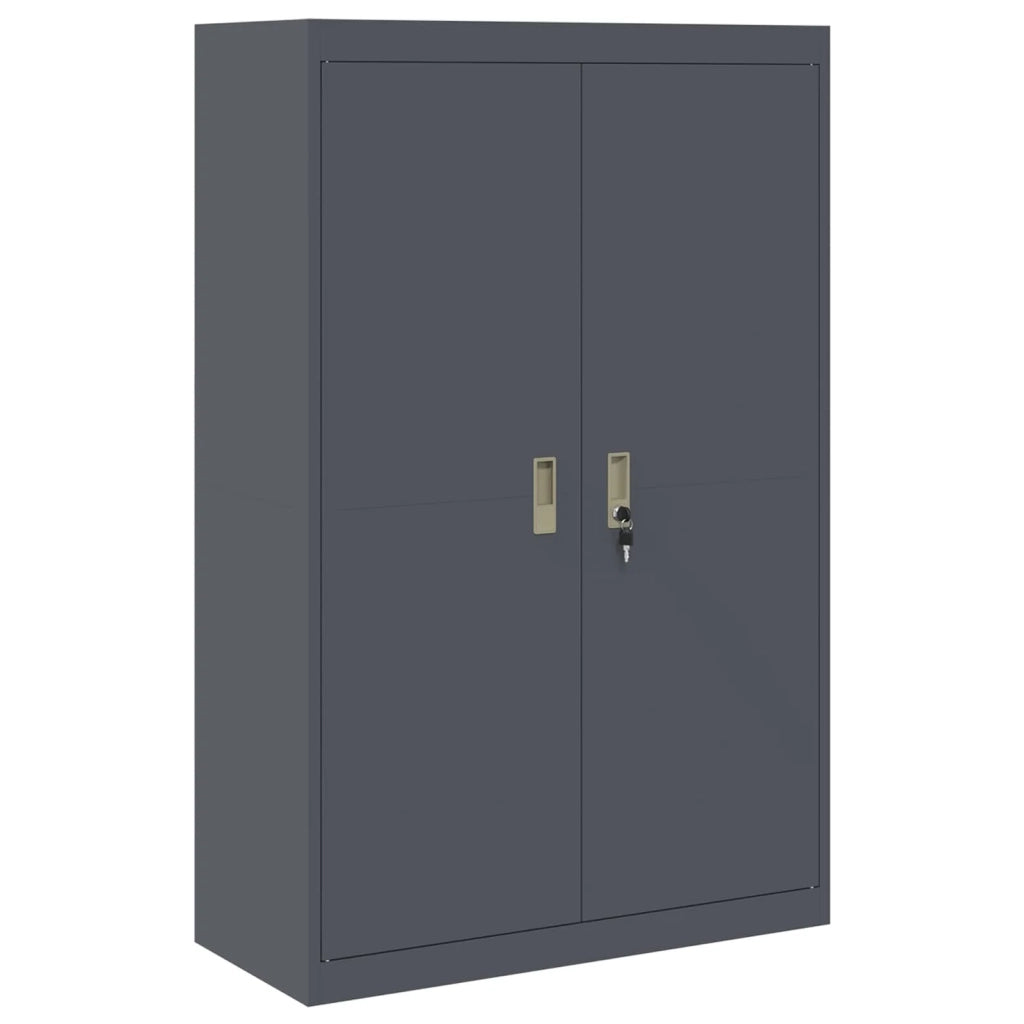 Armadio Antracite 90 x 40 x 140 cm Acciaio