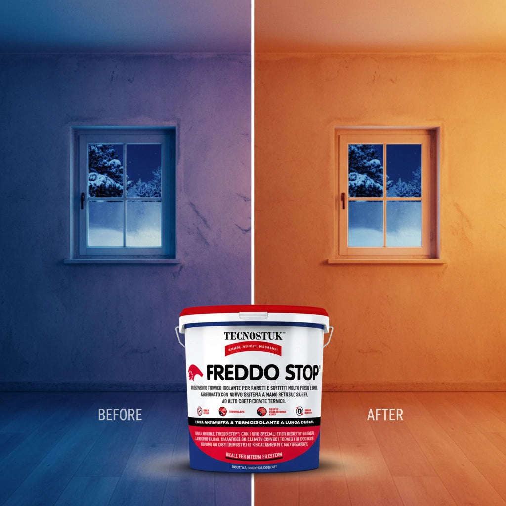 Freddo stop rivestimento termico contro il freddo barriera per pareti e soffitti *** formato 5 l, confezione 1