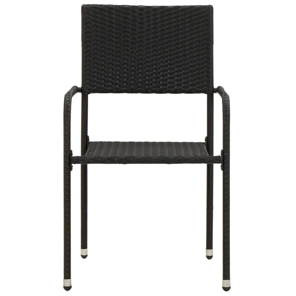 Set da pranzo da esterno 7 pz in polyrattan nero 02_0014687