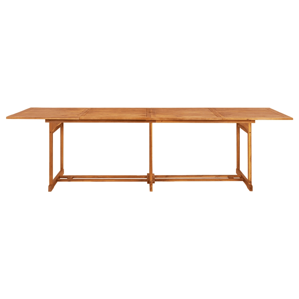 Set da Pranzo da Giardino 11 pz 280x90x75 cm Massello di Acacia 3086990