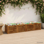 Cuscini per Sedia in 4 Pezzi SOEST 4 pz 100% Poliestere 944545