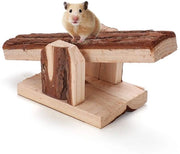 Giocattolo per piccoli animali in legno - Adatto a hamster, topi e ratti - Giocattolo di allenamento - Ricreativo con illuminazione - Costruito con legno di alta qualità naturale - Giocattolo per piccoli animali