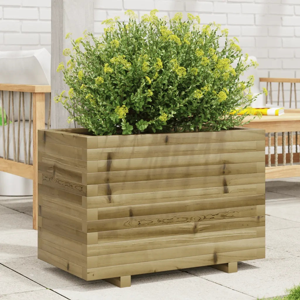 Fioriera da Giardino 70x40x49,5 cm in Legno di Pino Impregnato 847372