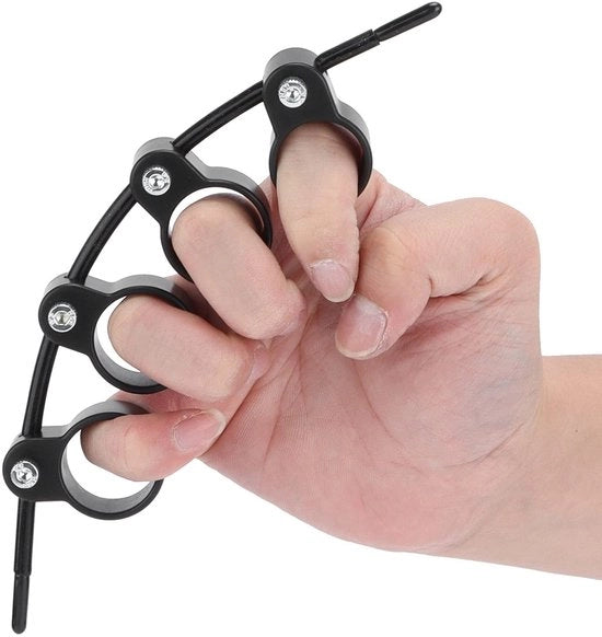Allenatore di dita - Apparecchio di allenamento flessibile - Migliora la flessibilità delle dita - Adatto per chitarra/pianoforte - Materiale ABS, 20 cm - Esercizio delle dita