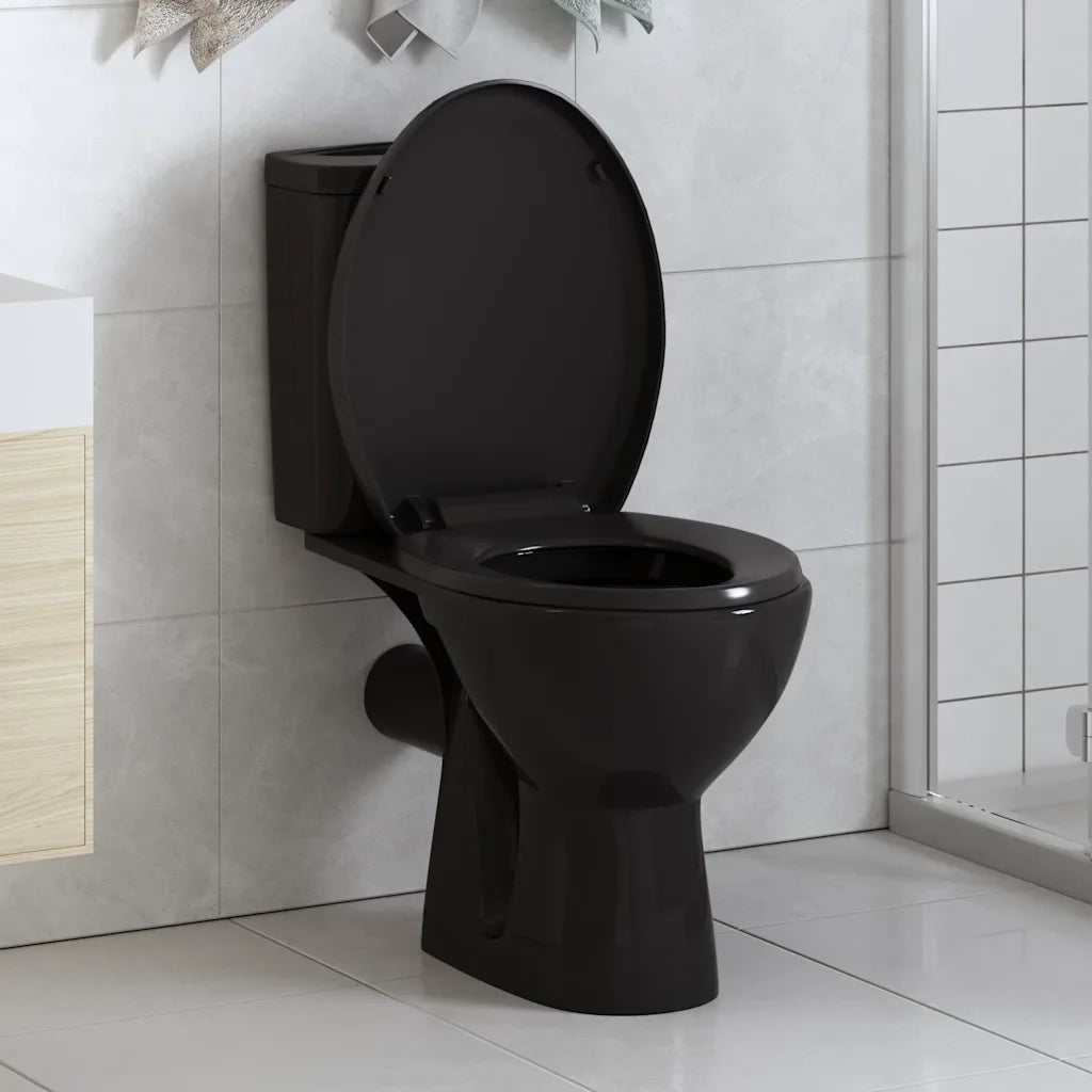 Copriwater Ammortizzato a Sgancio Rapido Nero 145016