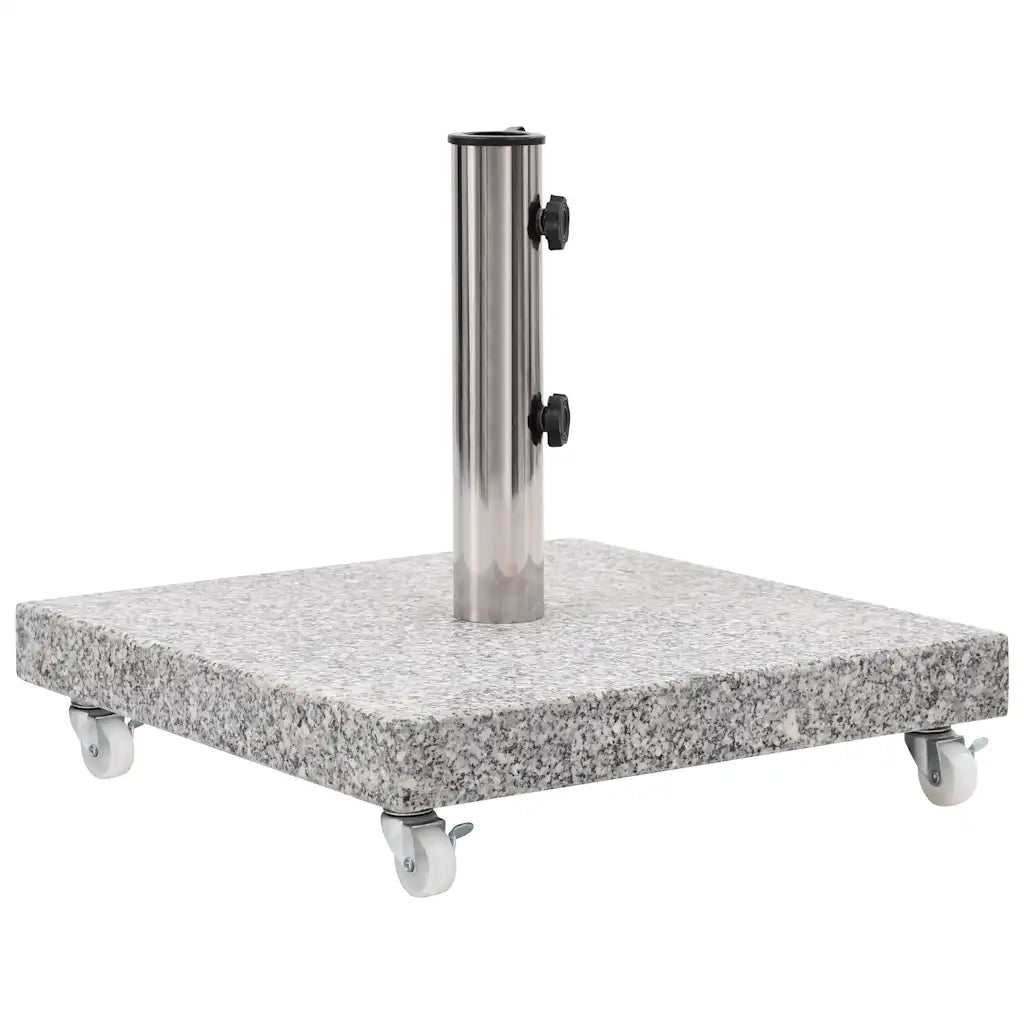 Base per Ombrellone in Granito 30 kg Quadrata Grigia CFW6224102