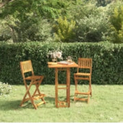 Tavolo da Bistrot 75x75x110 cm in Legno Massello di Acacia 319187