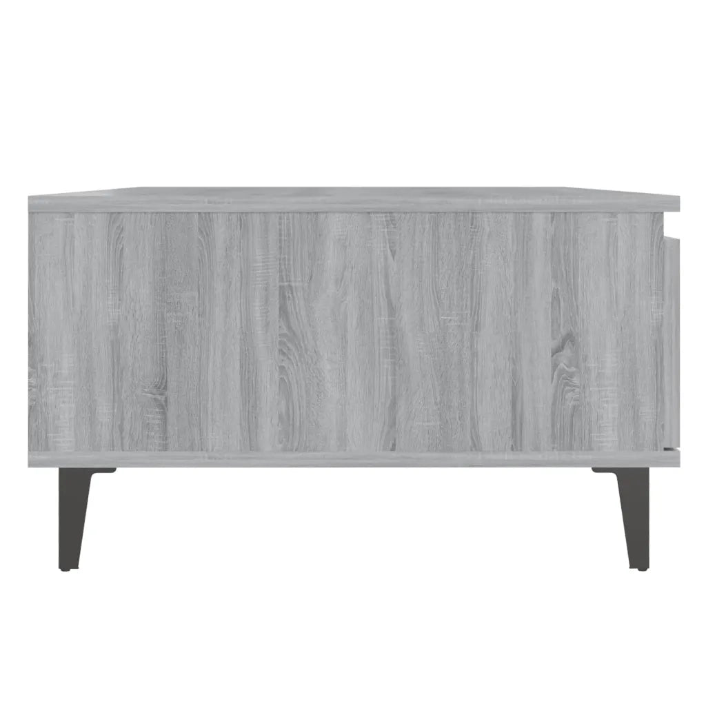 Tavolino da Salotto Grigio Sonoma 90x60x35 cm in Truciolato 813174