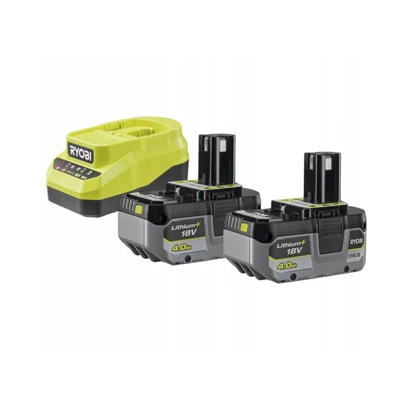 Kit di avviamento Ryobi RC18120A-240X ONE+ 18V – 2 batterie 4,0 Ah e caricabatterie 2A
