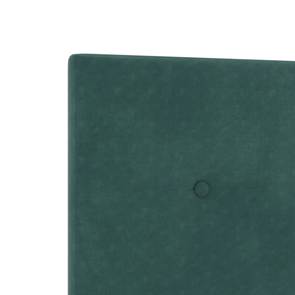 Testiera  Button Tufted Verde Scuro 160 cm Velluto
