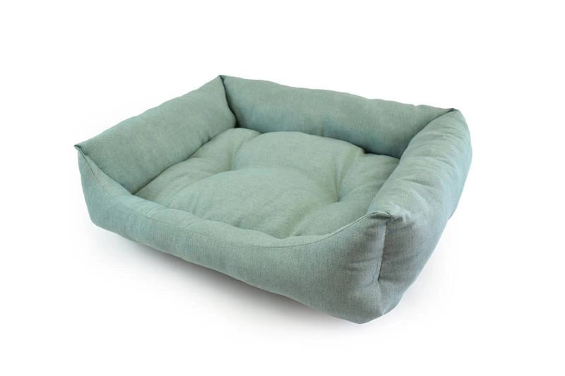 OPTIMO CUCCIA CON MORBIDO CUSCINO INTEGRATO DOMINO TINTA UNITA 70X85CM CON CORDA ANELLO 18 CM - ASSORTITA
