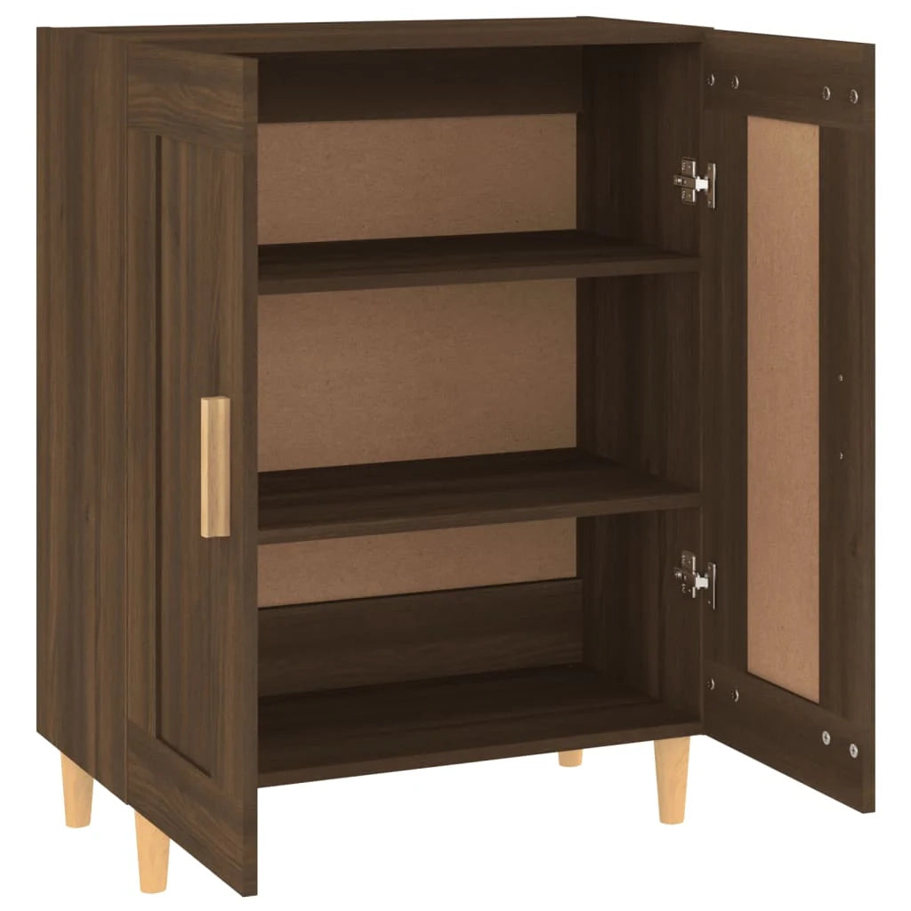Buffet credenza cassettiera armadio mobile contenitore organizer per cucina soggiorno salotto 69,5 x 34 x 90 cm legno ingegnerizzato marrone 02_0031340