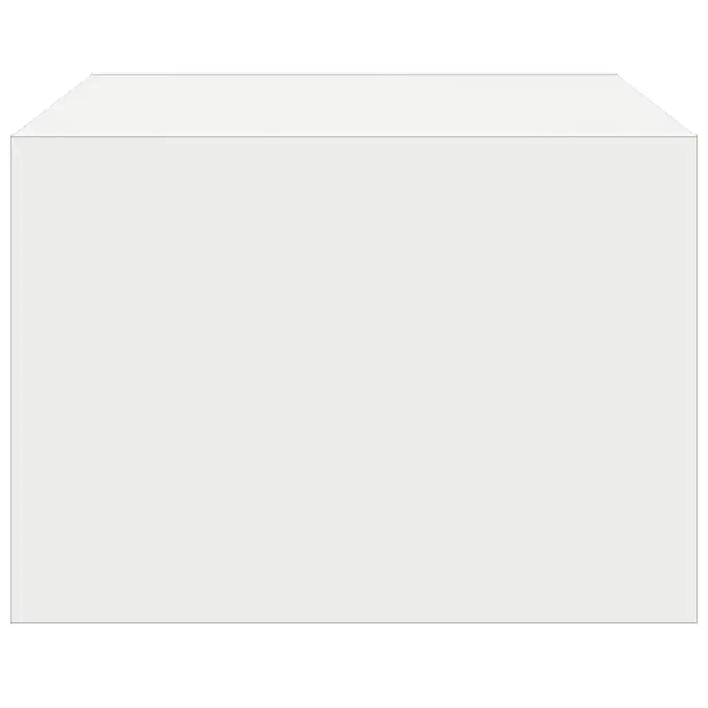 vidaXL Mobile Porta TV con Luci LED 75x35,5x25 cm Bianco