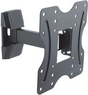 Supporto TV per parete fino a 42 pollici, regolabile (+3°/-10°), girevole (+/-90°), fino a VESA 200, capacità di carico: 25,0 kg, nero
