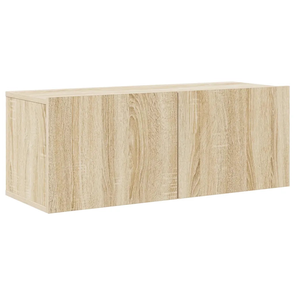 Set di Mobili TV 7 pz-Credenza per TV Rovere Sonoma in Legno Multistrato