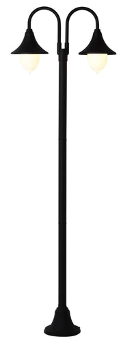 Paletto da Esterno Lampione H210 cm Bauer Parigi Nero